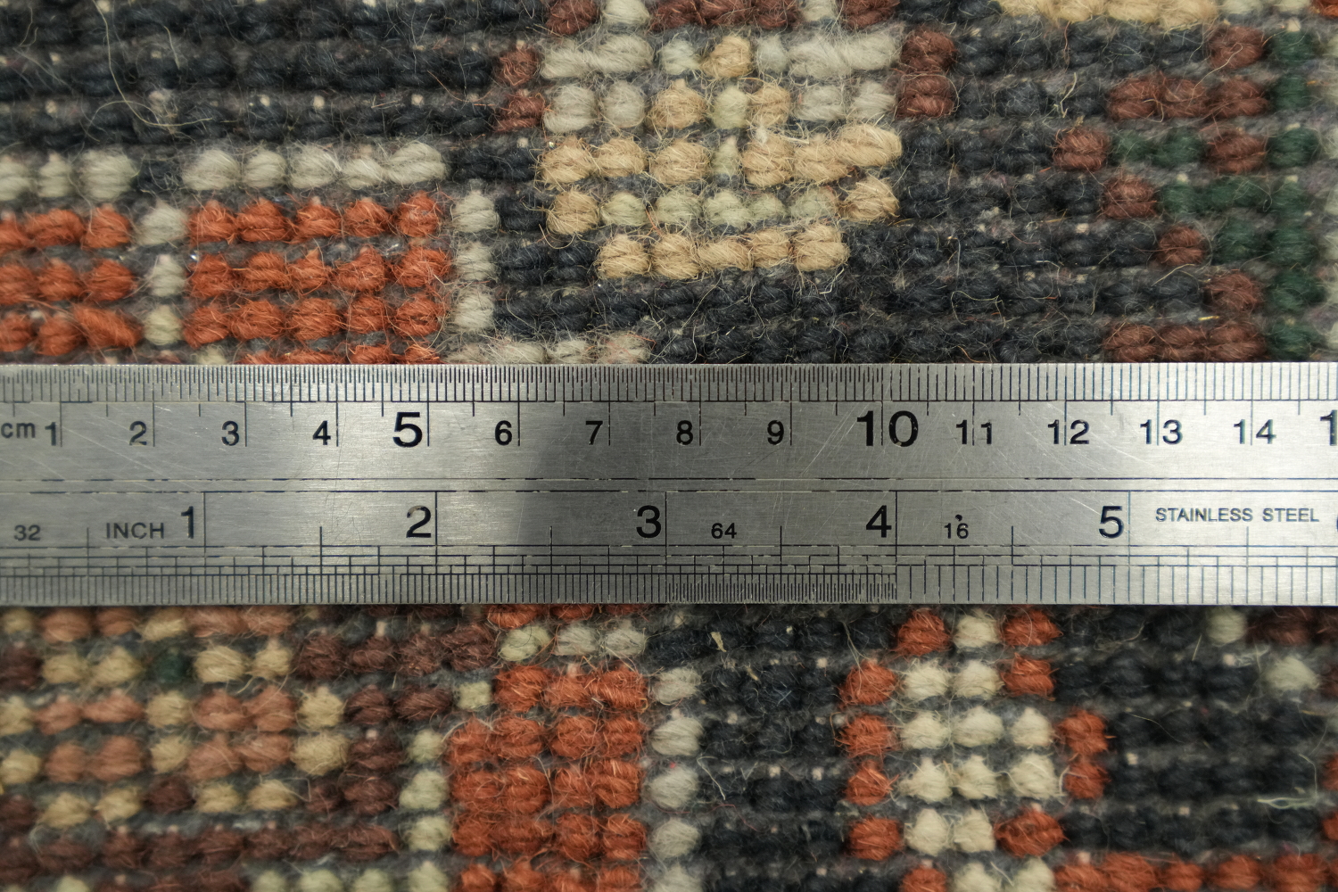 Traditional Geometric Heriz Serapi Style Area Rug, 8' x 10' Hand-Knotted Wool