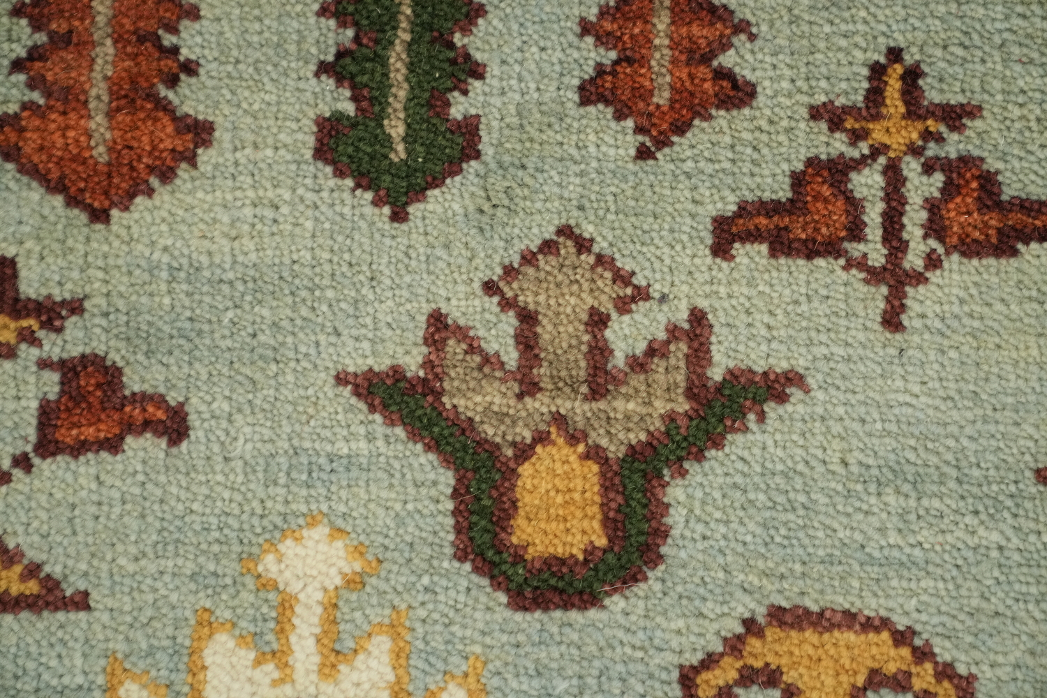 Light Blue 9x12 Ziegler Oriental Area Rug - Hand-Knotted Wool