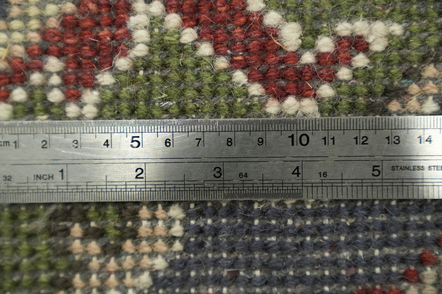 Peach and Navy Blue Heriz Serapi Oriental Area Rug 9x12