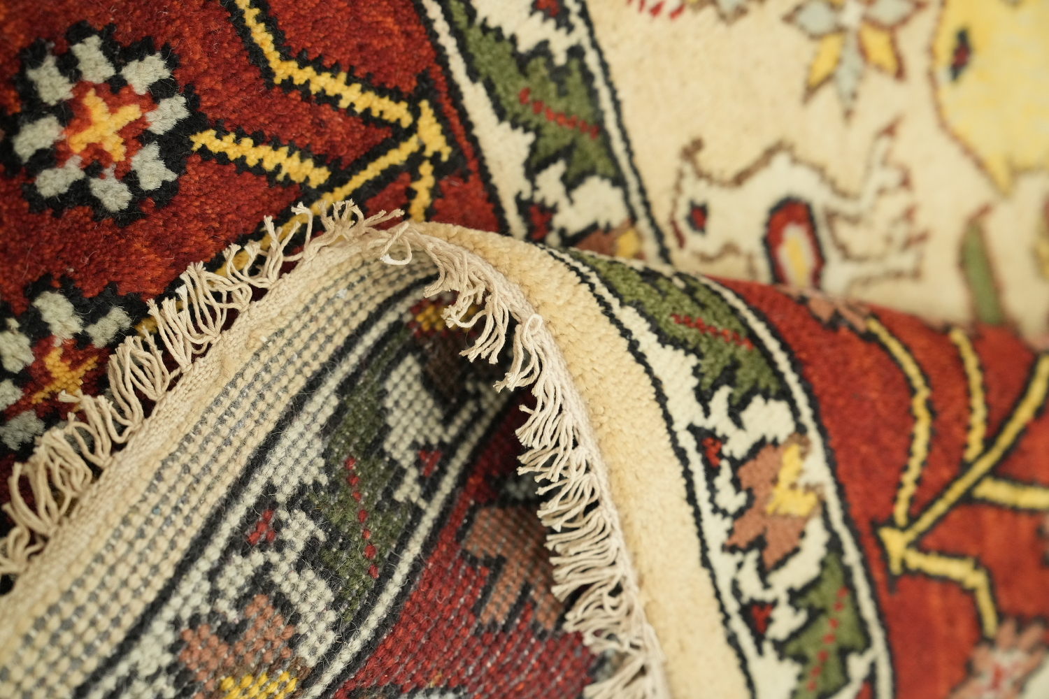 8'x10' Hunting Animal Pictorial Ziegler Oriental Rug | Hand-Knotted Wool