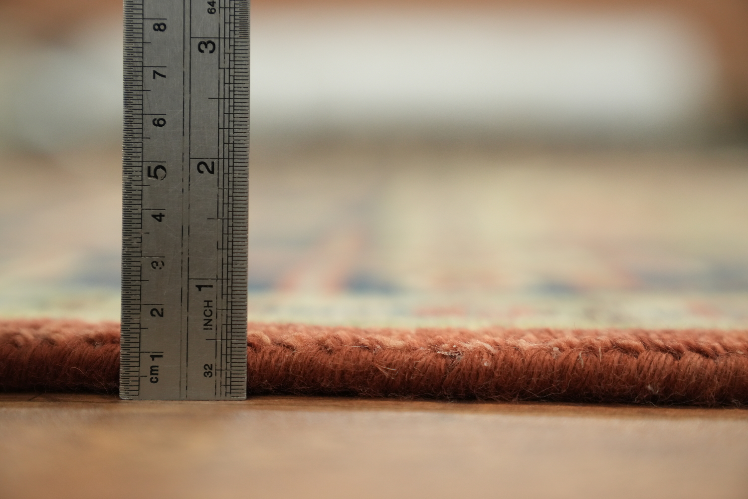 Heriz Serapi Rust and Navy Blue Area Rug 9x12