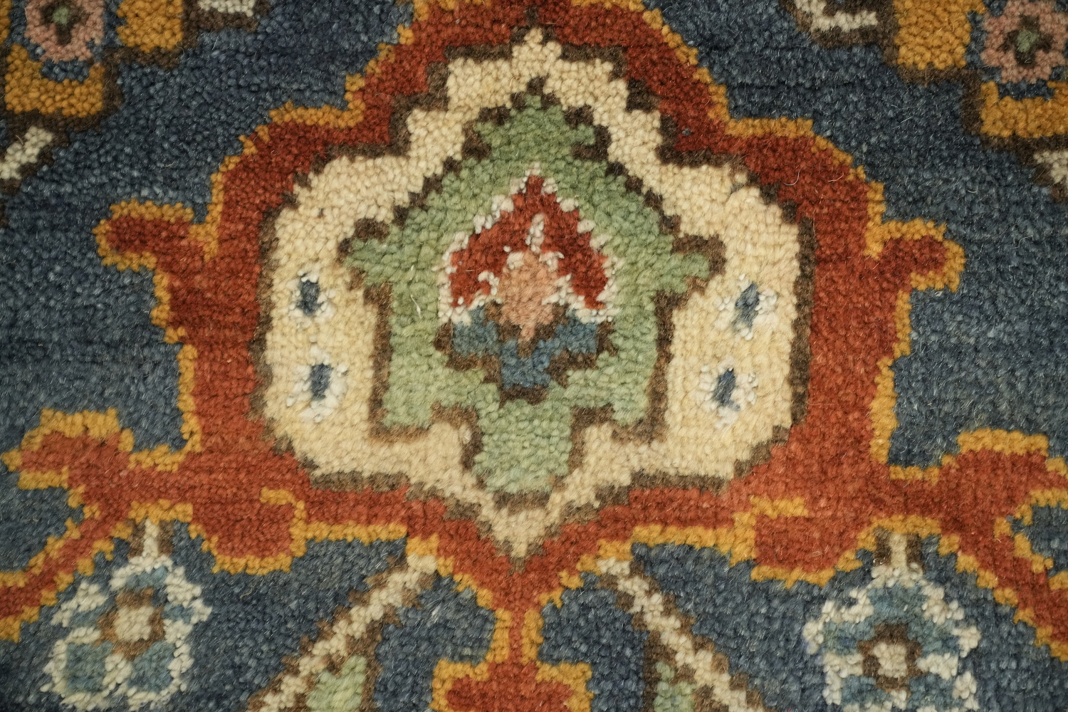 Authentic Heriz Serapi Persian-Style Rug - 8x10 Hand-Knotted Wool