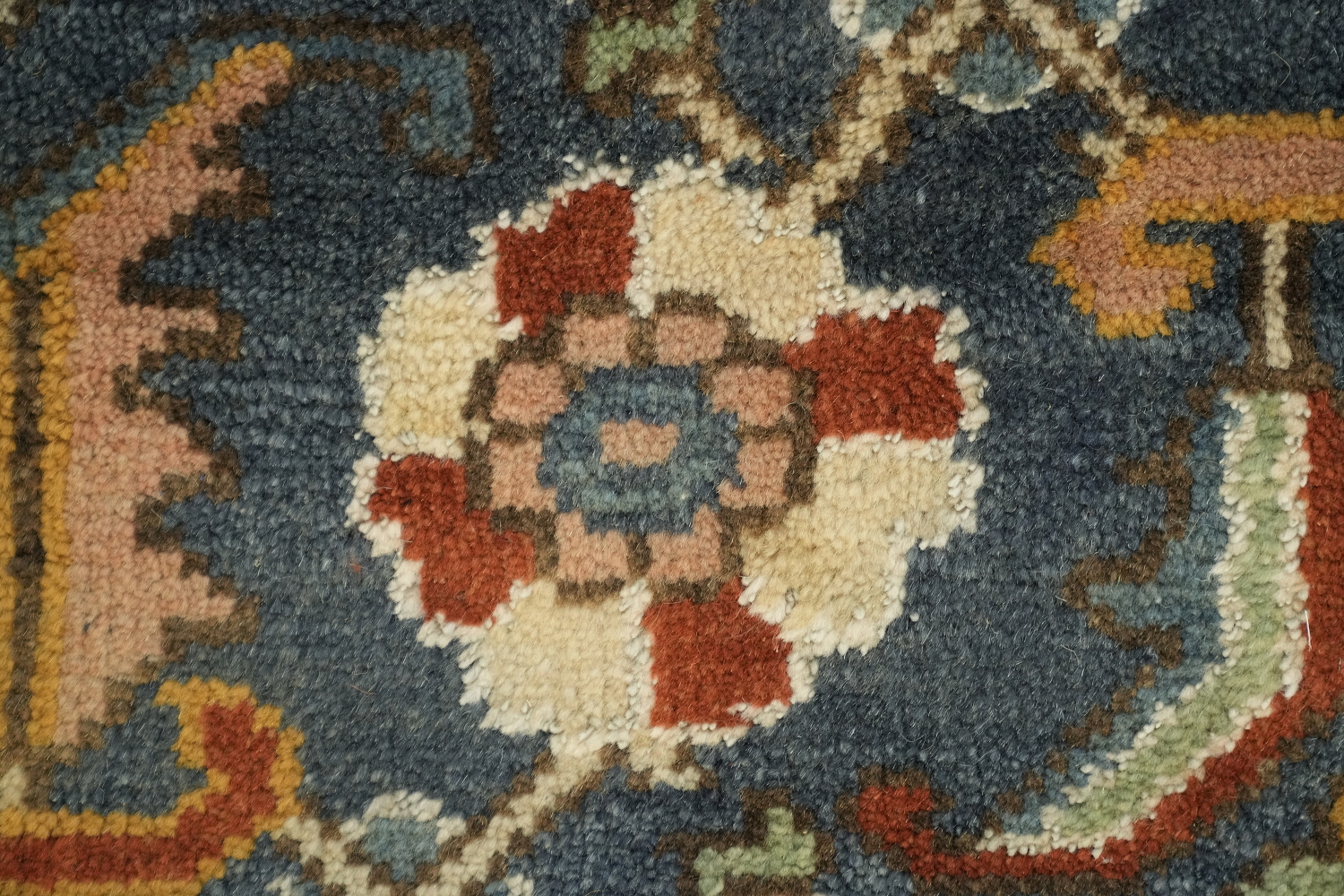Authentic Heriz Serapi Persian-Style Rug - 8x10 Hand-Knotted Wool