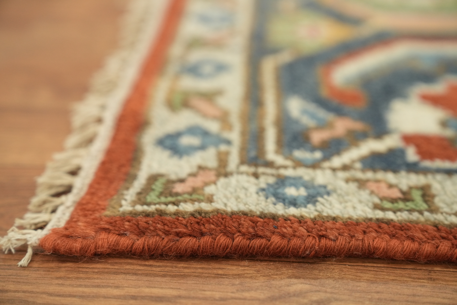 Authentic Heriz Serapi Persian-Style Rug - 8x10 Hand-Knotted Wool