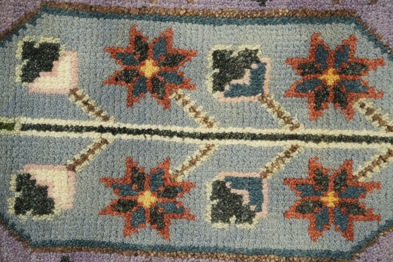 8'x10' Rustic Tribal Kazak Rug Brimming with Vibrant Geometric Design