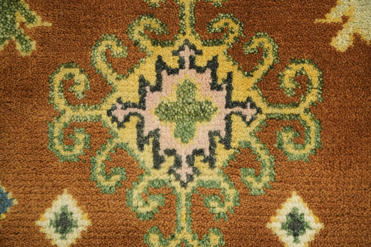 8'x10' Rustic Tribal Kazak Rug Brimming with Vibrant Geometric Design