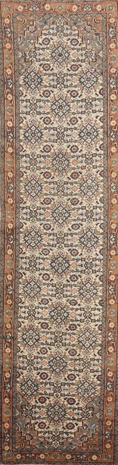 Bidjar Oriental Runner Wool Rug 2x10