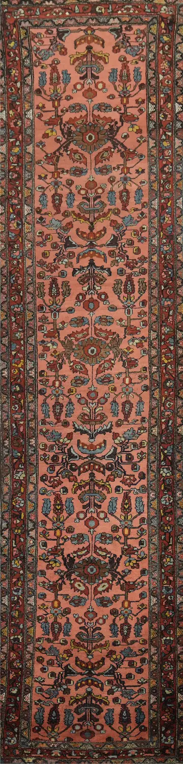 Vintage Wool Lilian Persian Runner Rug 3x13