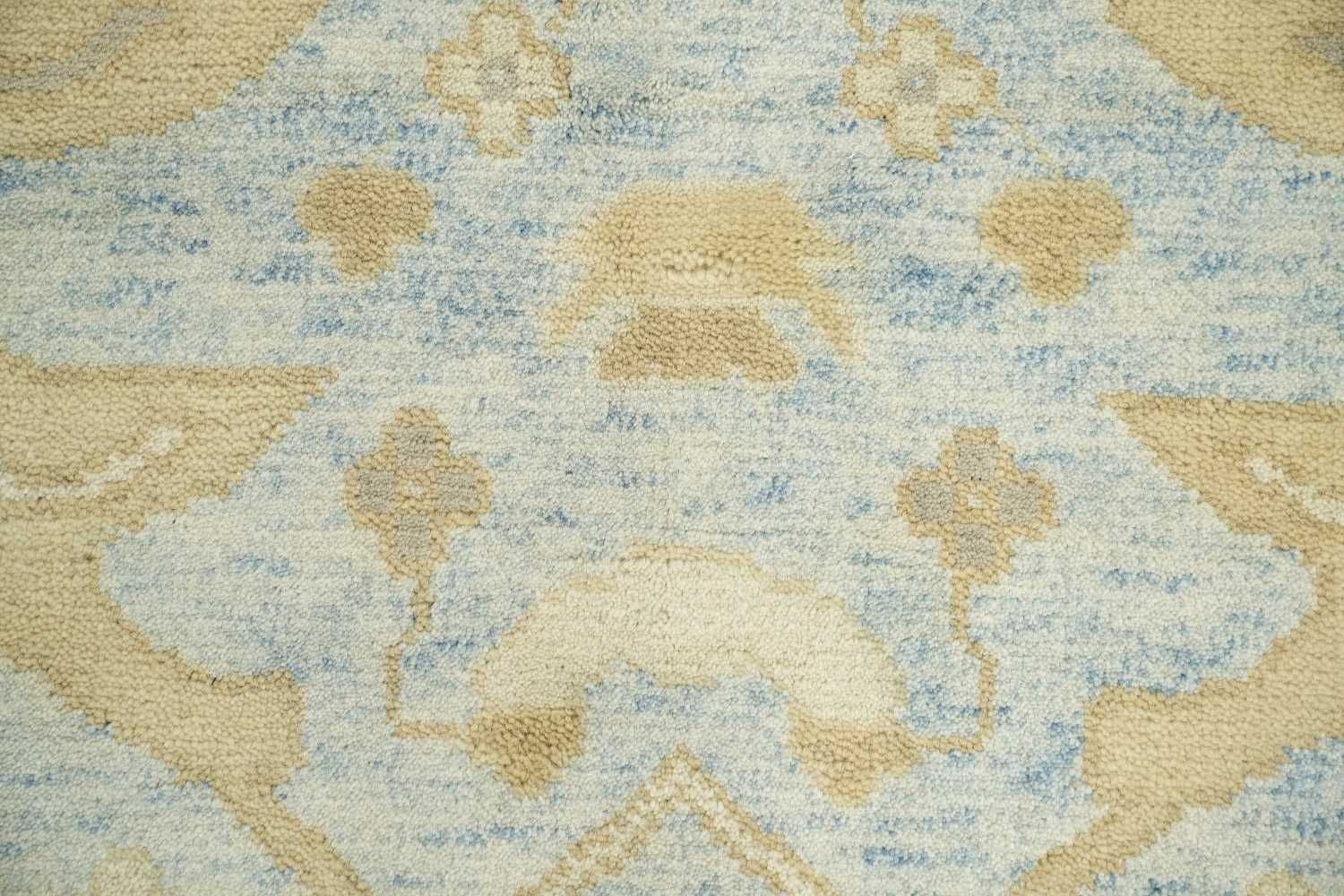 Light Blue Traditional Oushak Hand Made Area Rug 8x10