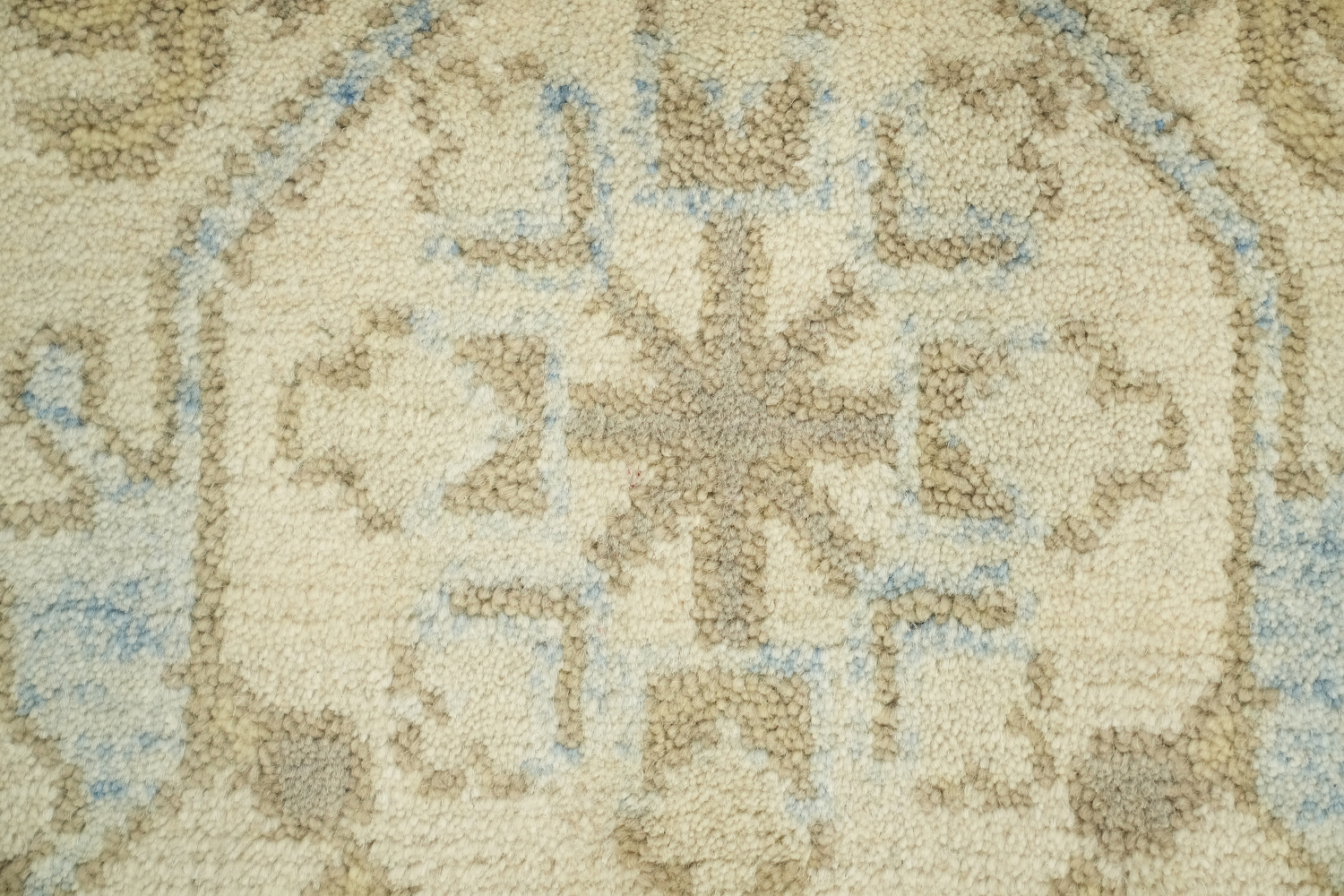 Light Blue Traditional Oushak Hand Made Area Rug 8x10