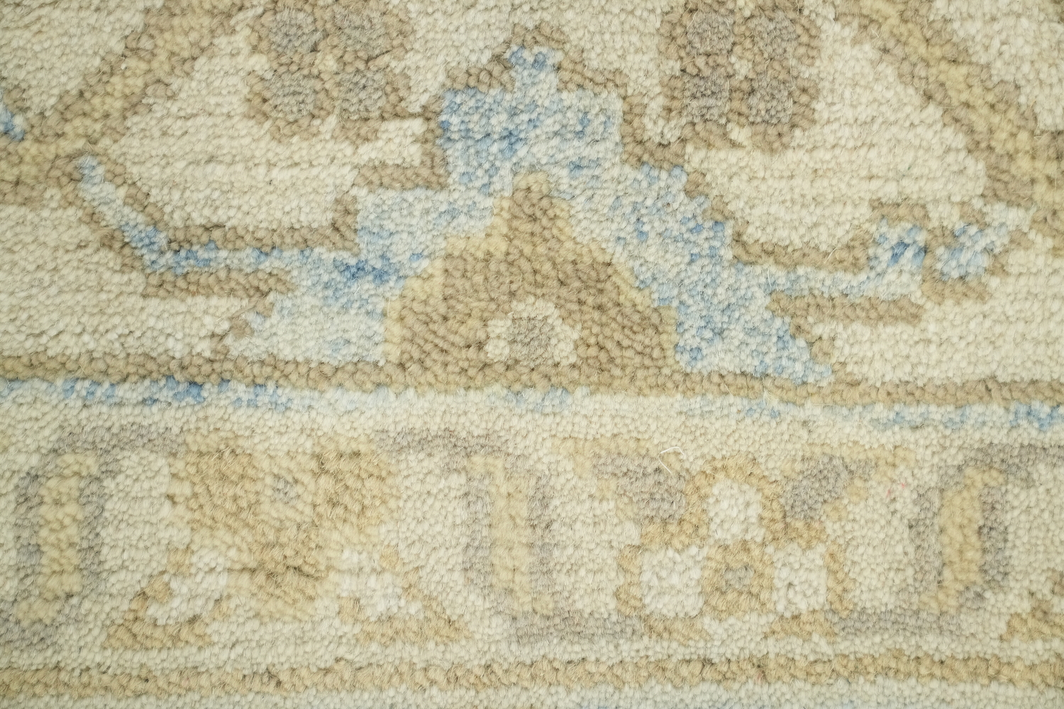 Light Blue Traditional Oushak Hand Made Area Rug 8x10