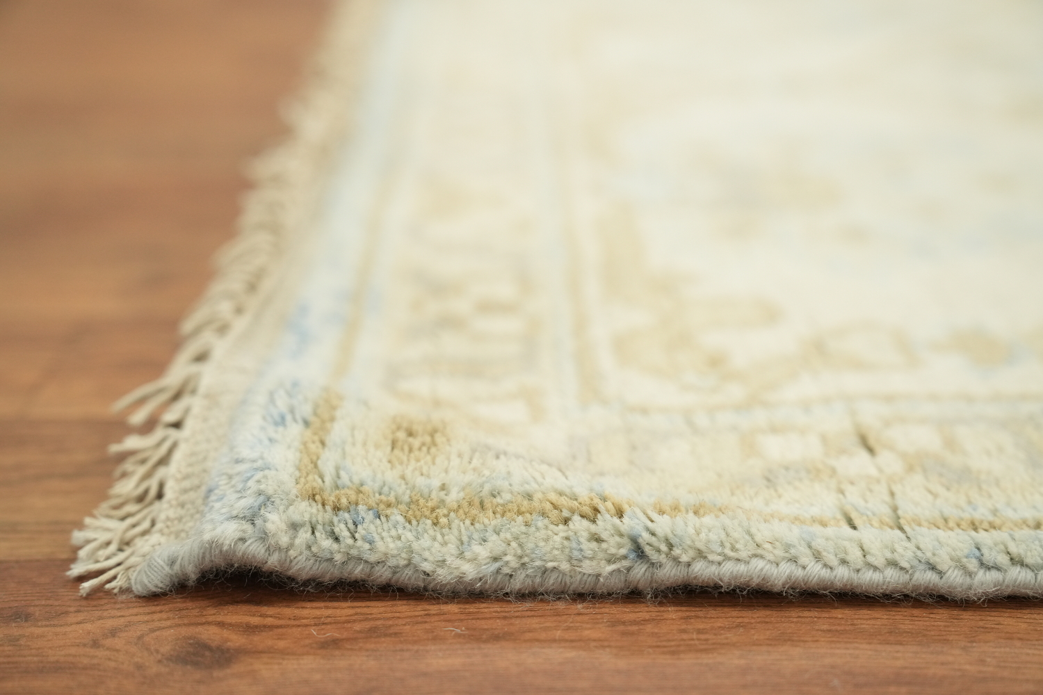 Light Blue Traditional Oushak Hand Made Area Rug 8x10