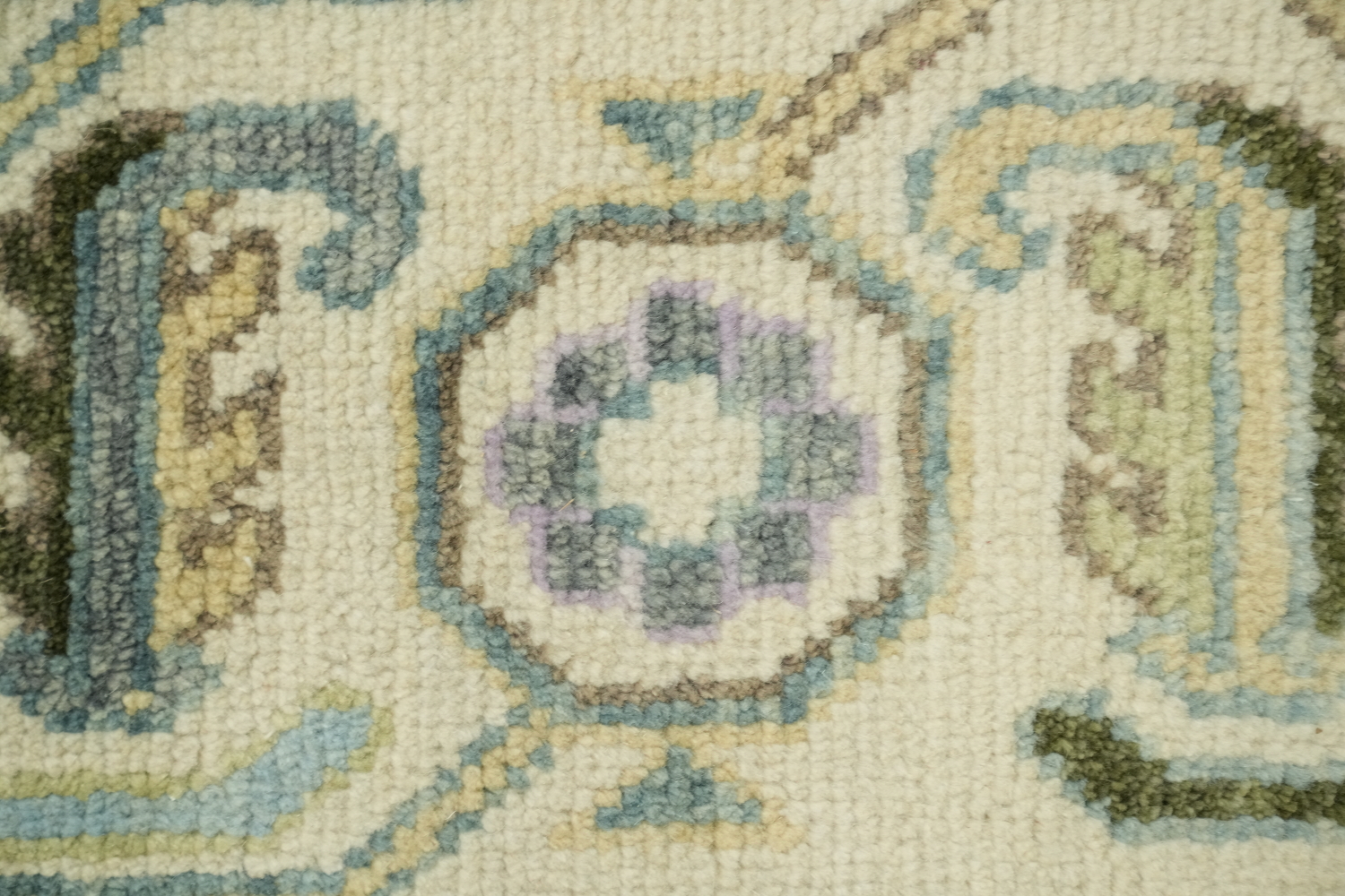 Sage Green Traditional Oushak Hand Made Area Rug 9x12