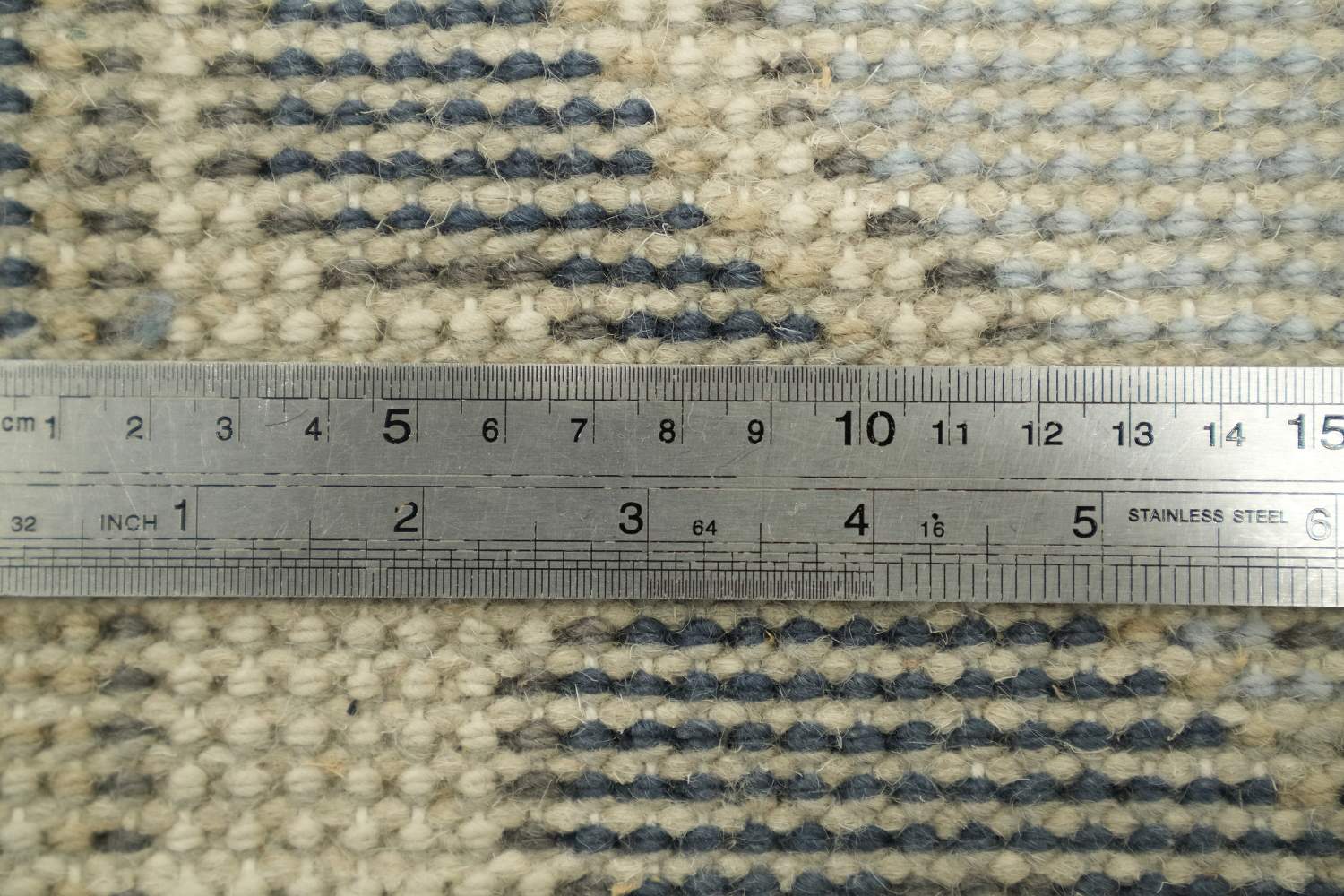 All-Over Pattern Grey and Ivory Oushak Living Room Rug 9' x 12'