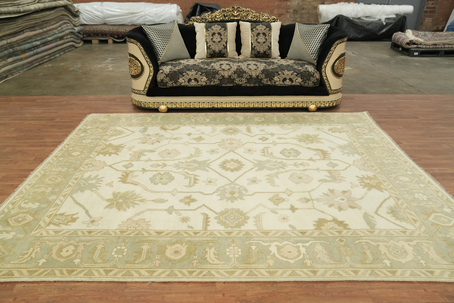 Traditional Oushak Hand Made Area Rug 8x10