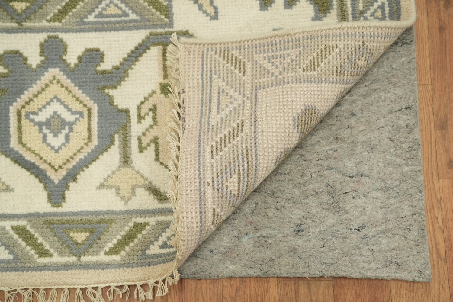 Soft Peach Traditional Oushak Hand-Knotted Area Rug 9x12 ft