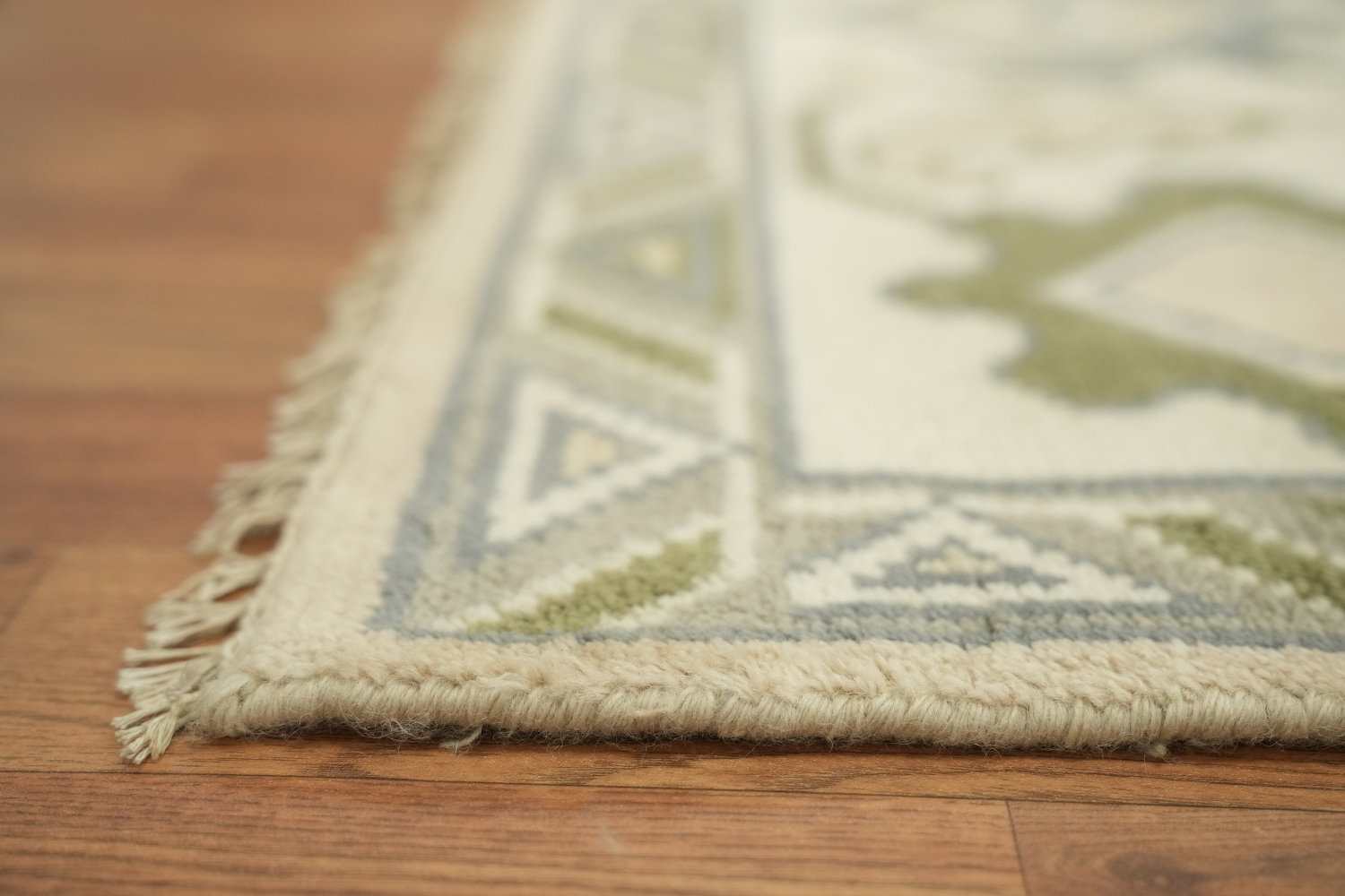 Soft Peach Traditional Oushak Hand-Knotted Area Rug 9x12 ft