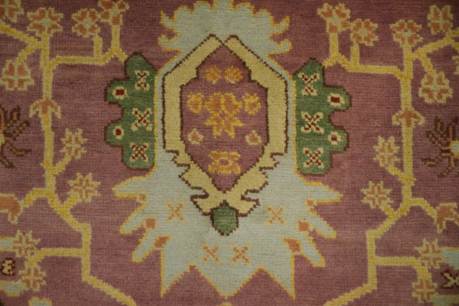 Ziegler Oriental Area Rug | 8x10 Elegant Rose & Ivory Floral Rug