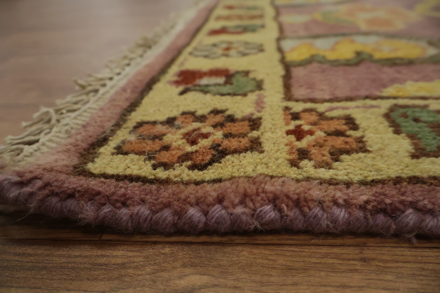 Ziegler Oriental Area Rug | 8x10 Elegant Rose & Ivory Floral Rug