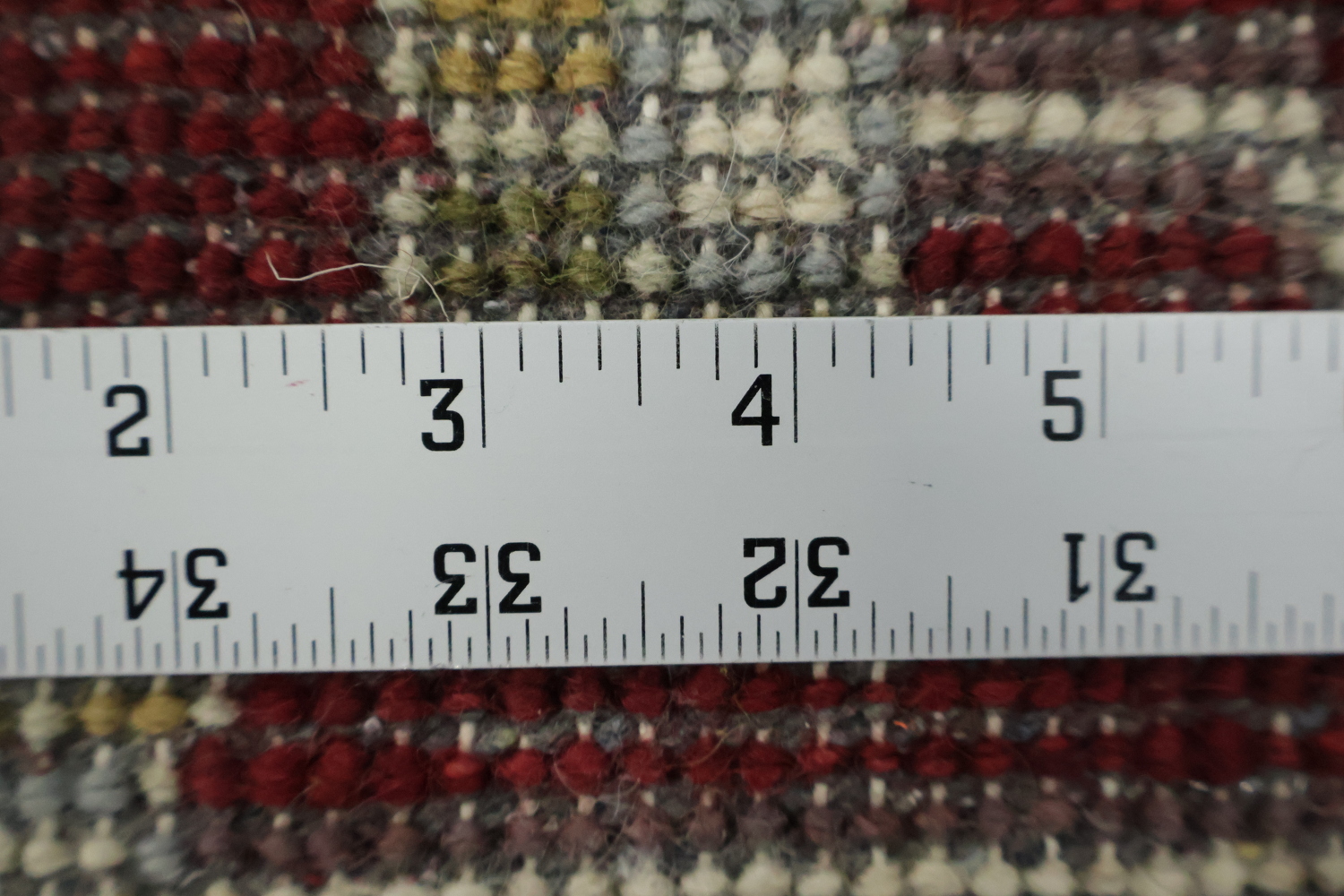 Blue and Burgundy Geometric Ziegler Oriental Area Rug 8x10
