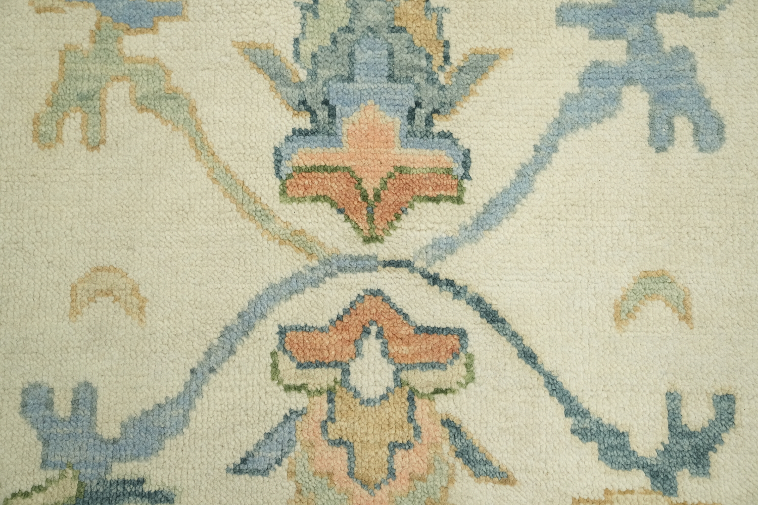 Pastel Color Traditional Oushak Hand Made Area Rug 8x10