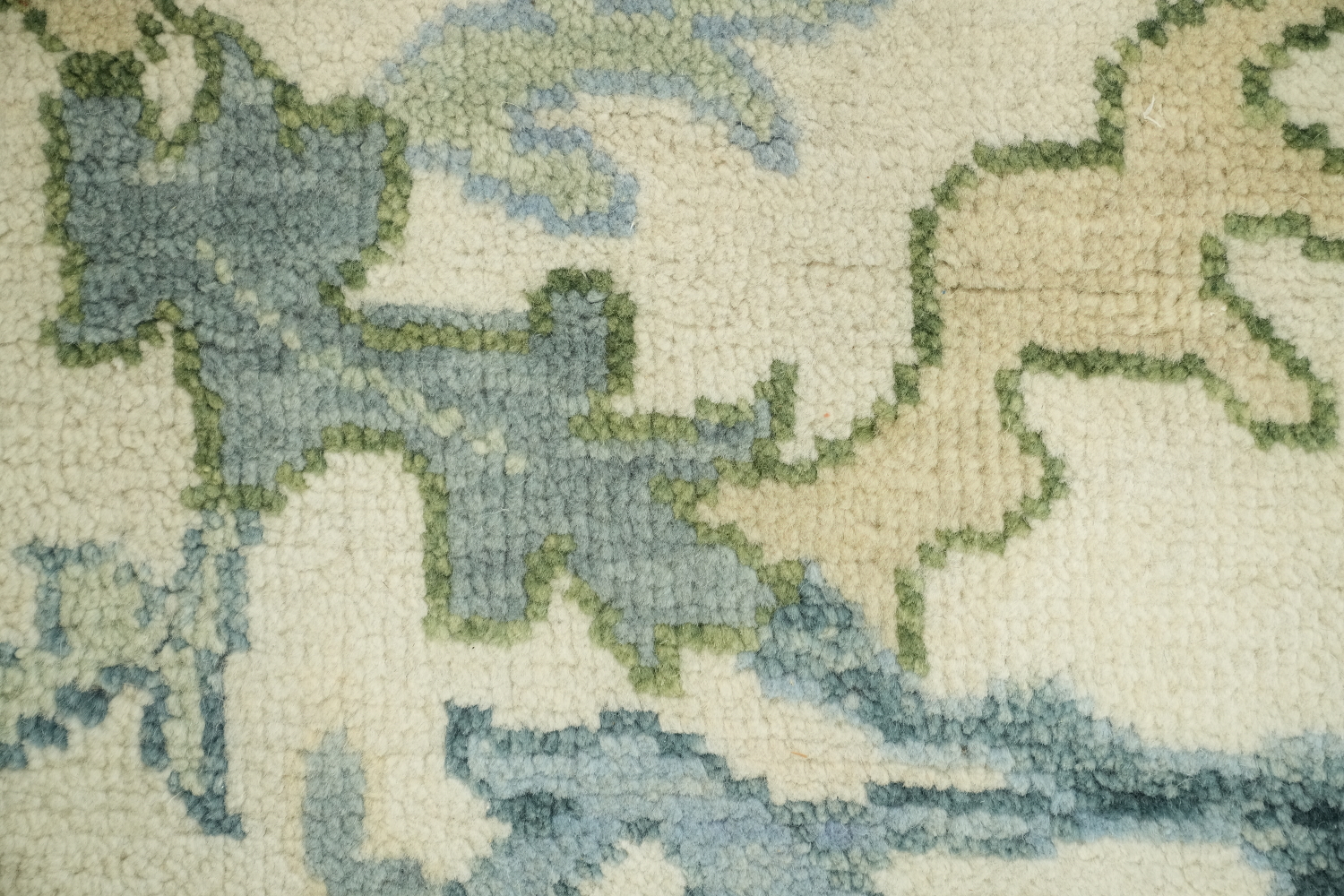 Pastel Color Traditional Oushak Hand Made Area Rug 8x10