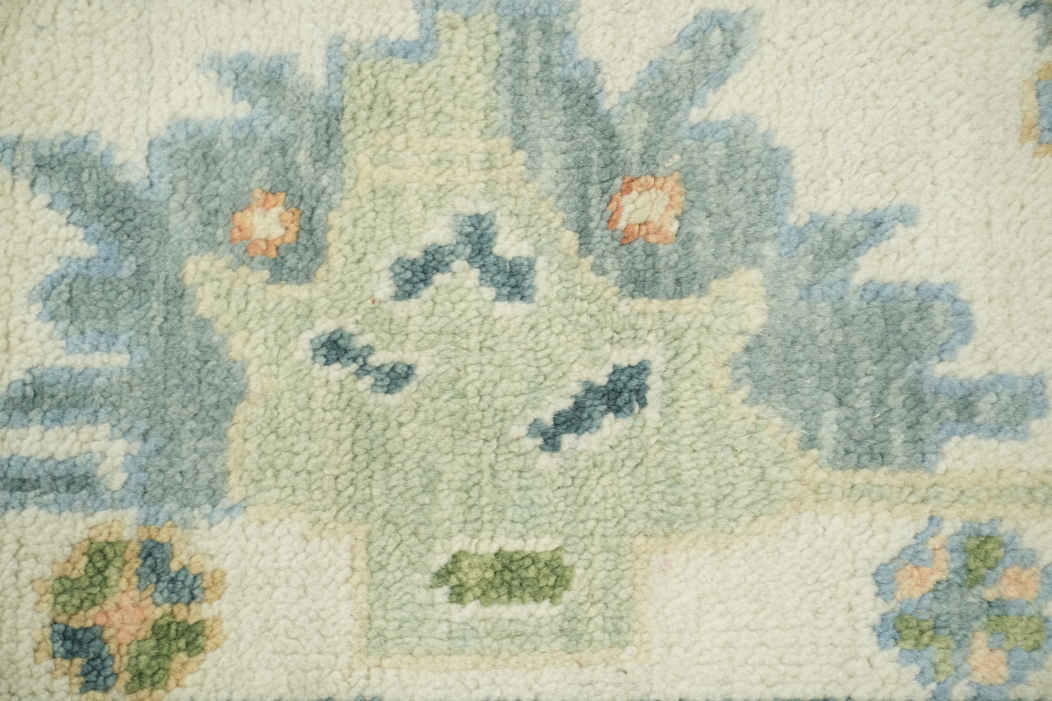 Pastel Color Traditional Oushak Hand Made Area Rug 8x10
