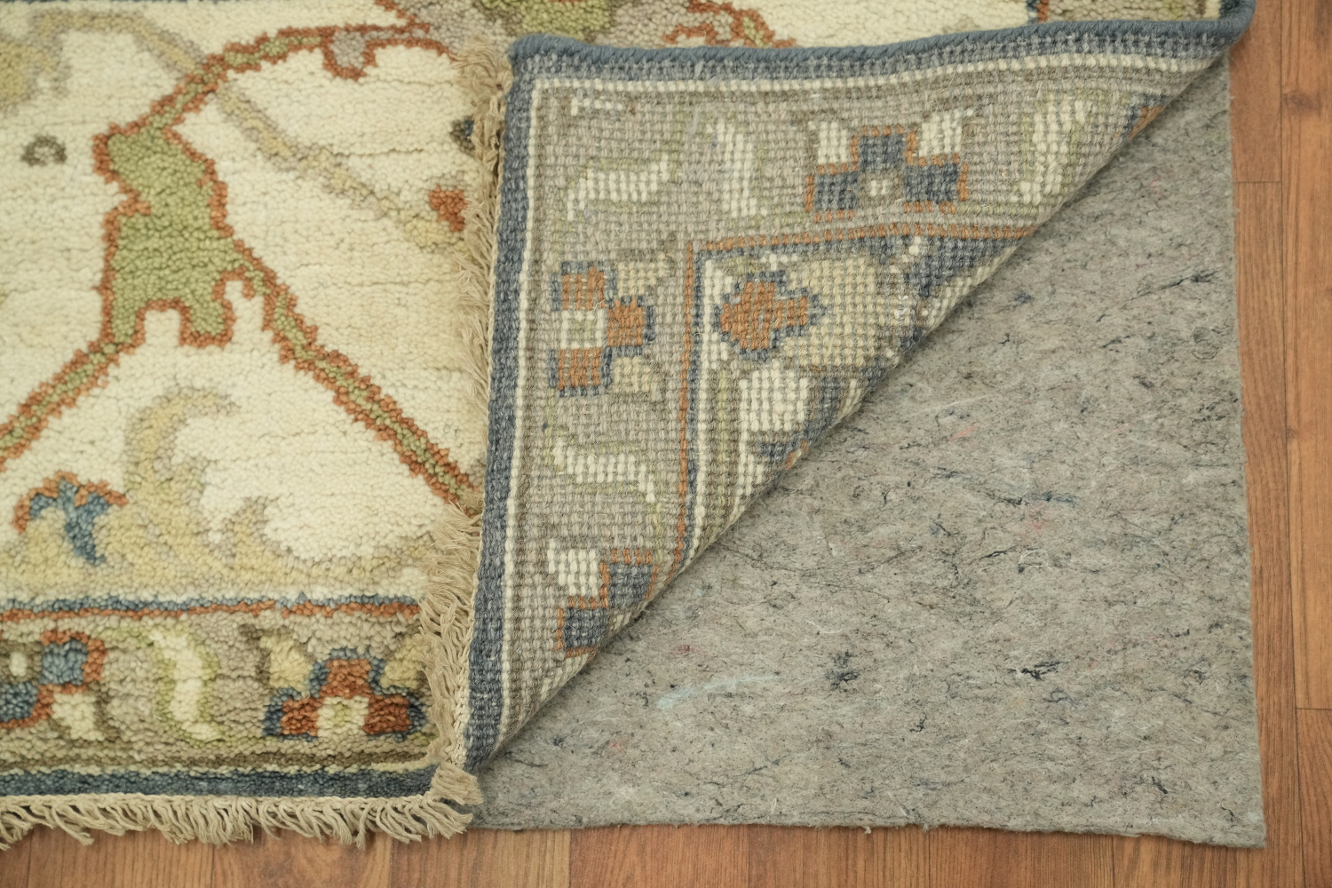 Denim Blue Traditional Oushak Hand Made Area Rug 8x10