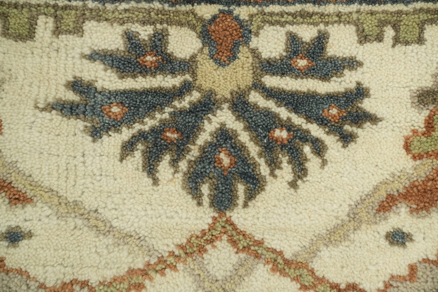 Denim Blue Traditional Oushak Hand Made Area Rug 8x10