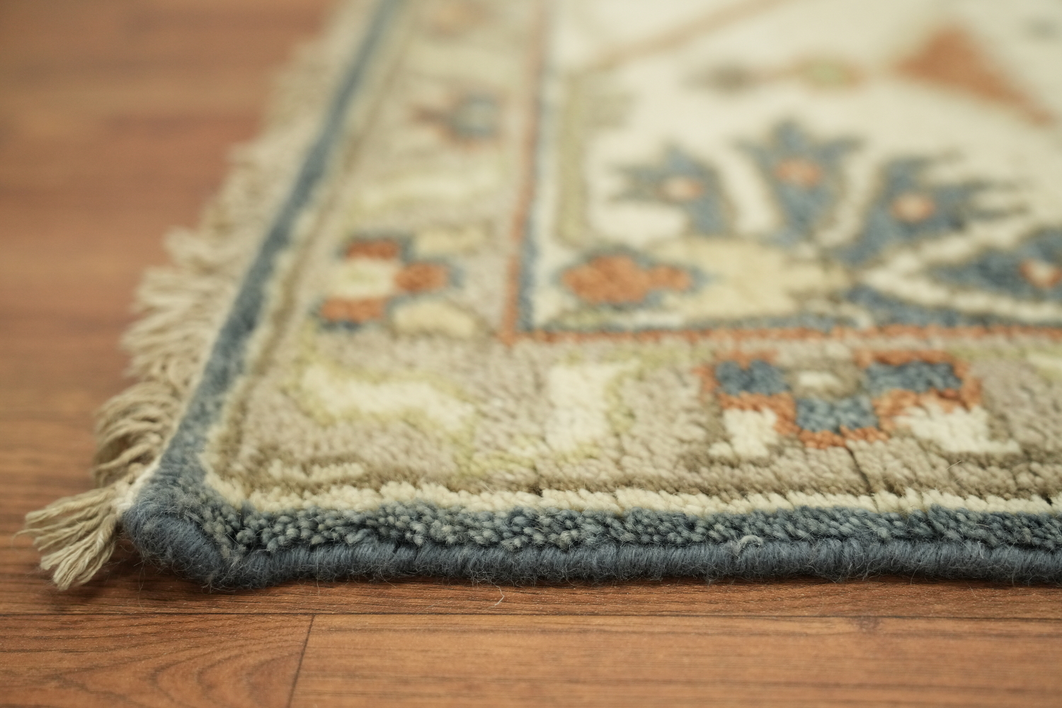 Denim Blue Traditional Oushak Hand Made Area Rug 8x10