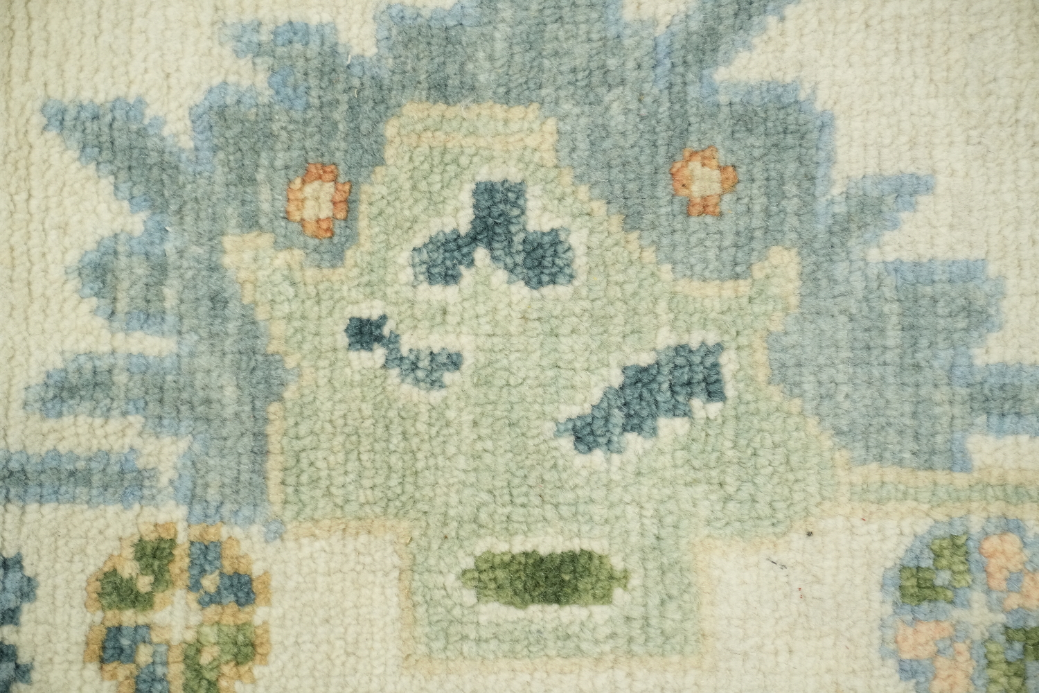 Oushak Hand-Knotted Wool Rug - Traditional 8x10 Area Rug