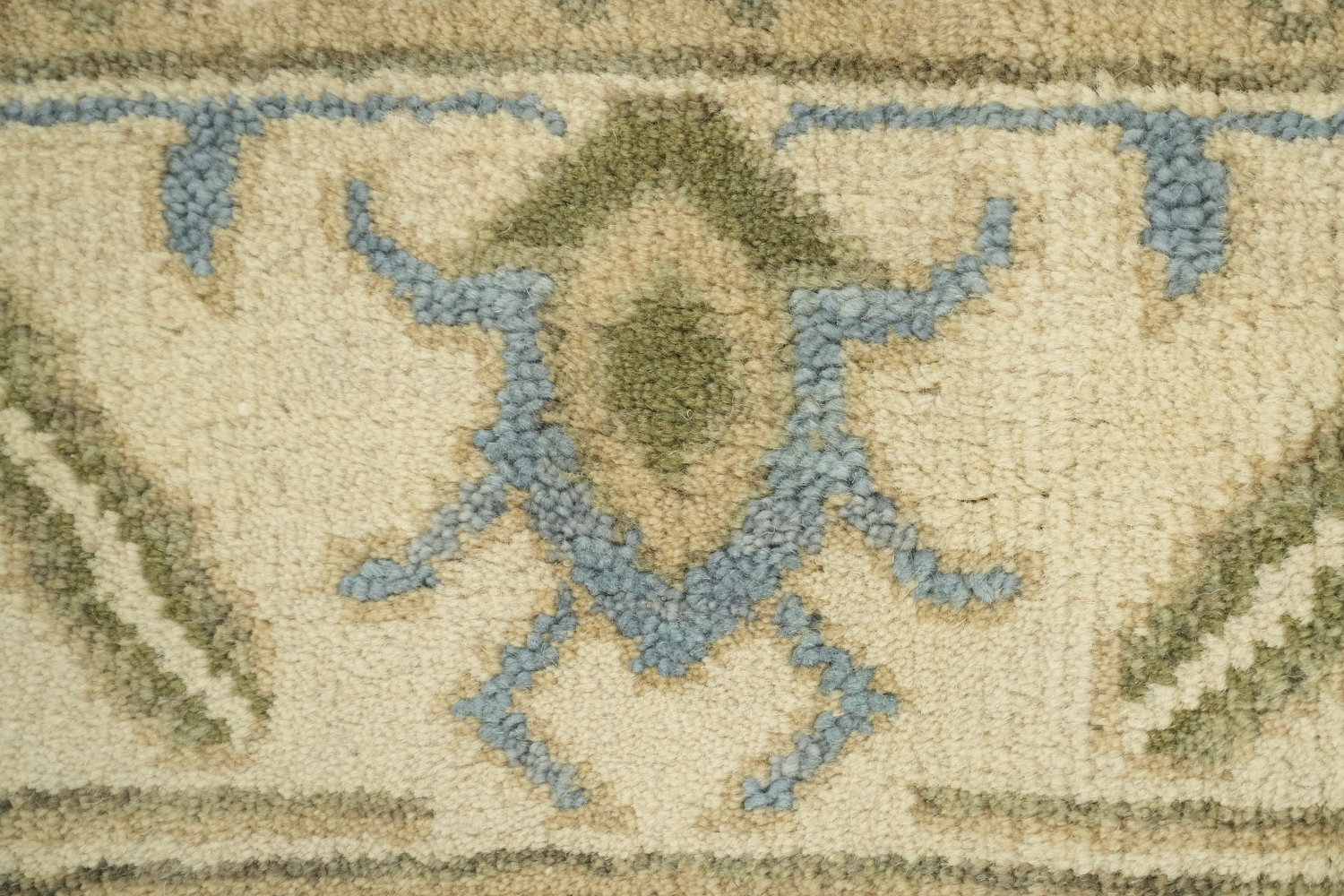 Light Blue Traditional Oushak Hand Made Area Rug 6x9