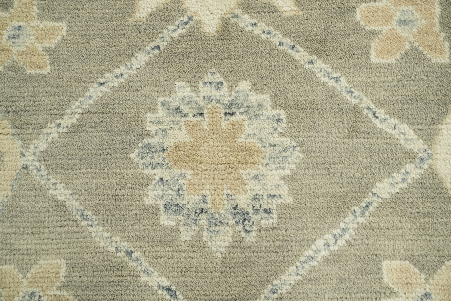 Muted Green Traditional Oushak Hand Made Area Rug 8x10