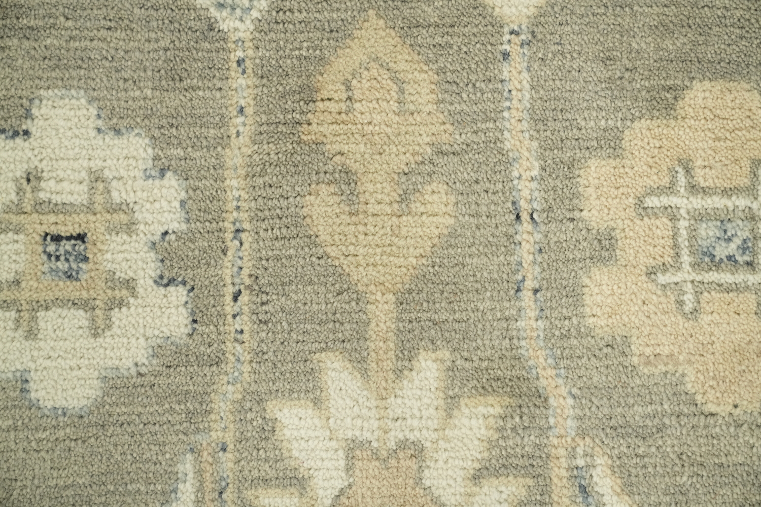 Muted Green Traditional Oushak Hand Made Area Rug 8x10