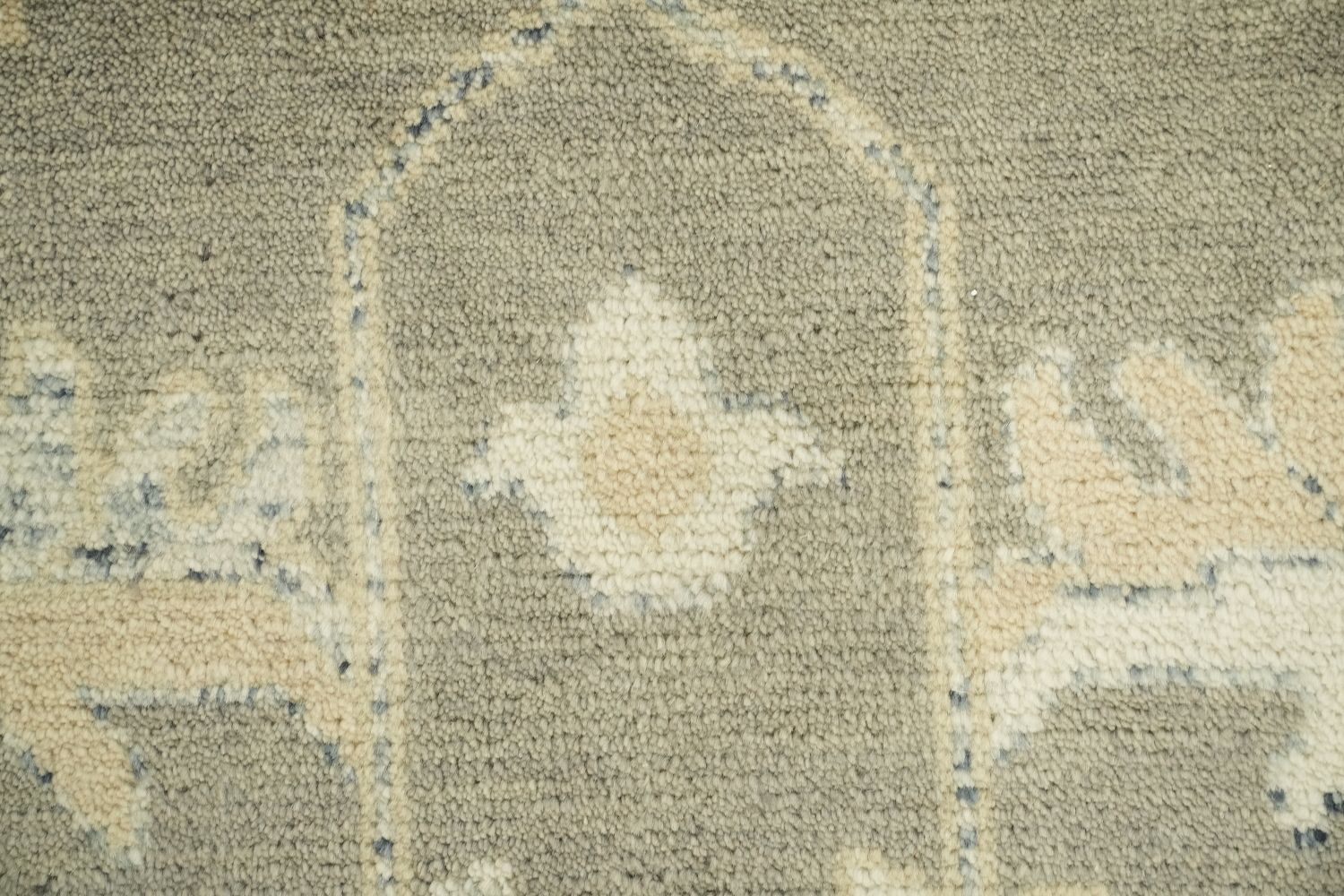 Muted Green Traditional Oushak Hand Made Area Rug 8x10