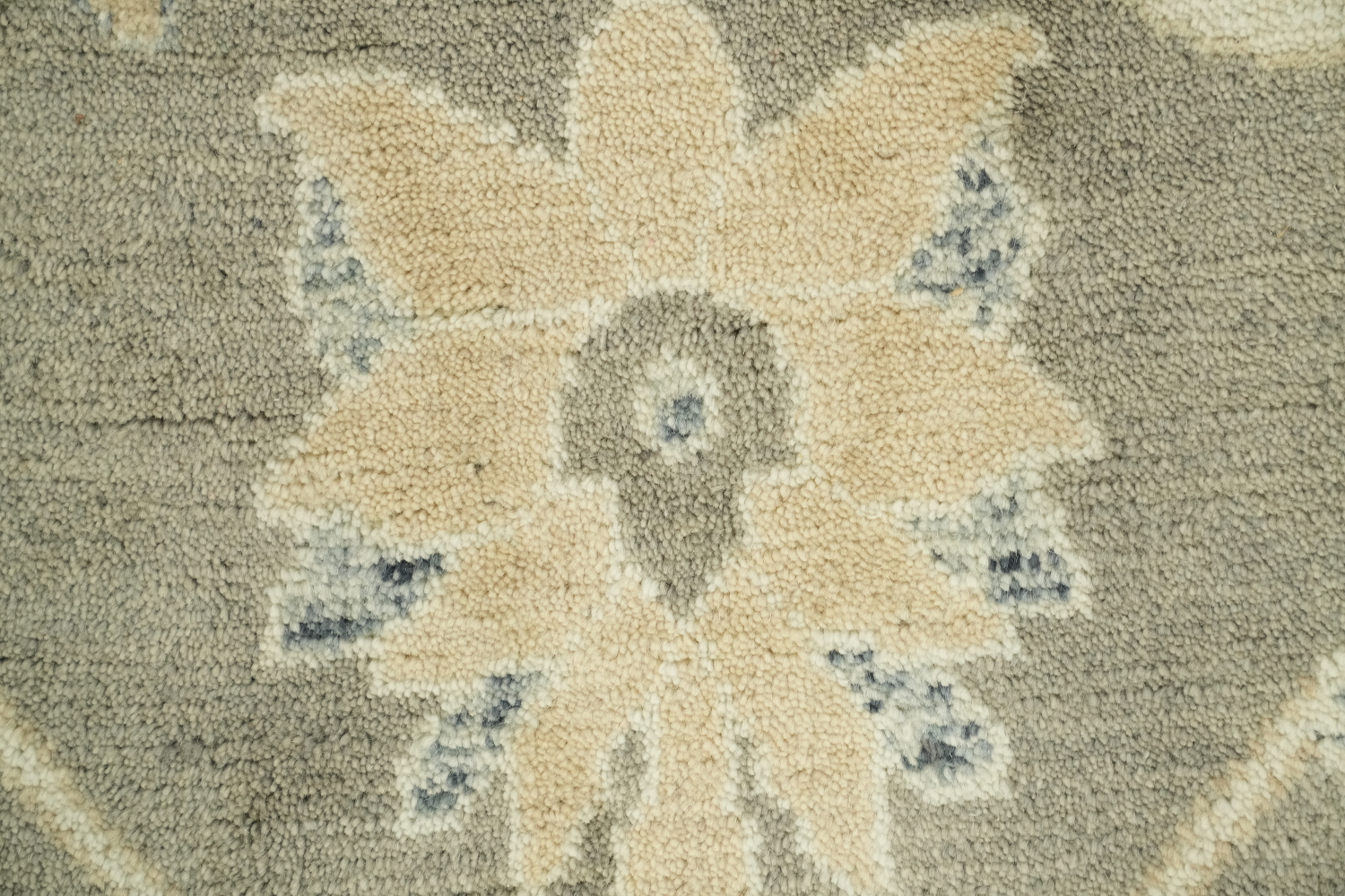 Muted Green Traditional Oushak Hand Made Area Rug 8x10
