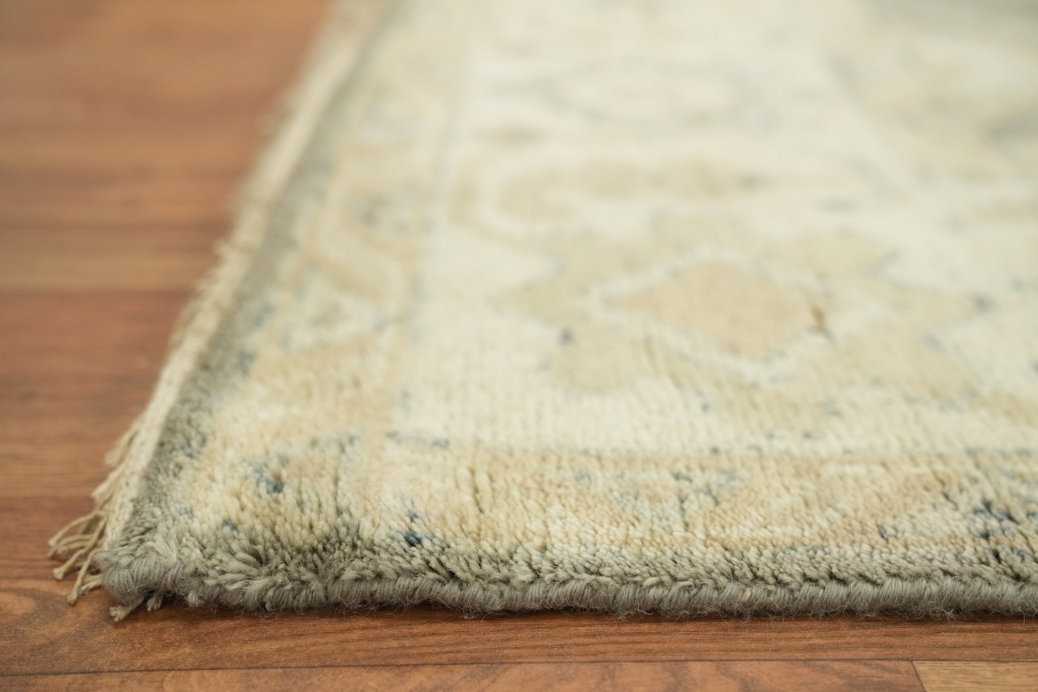 Muted Green Traditional Oushak Hand Made Area Rug 8x10