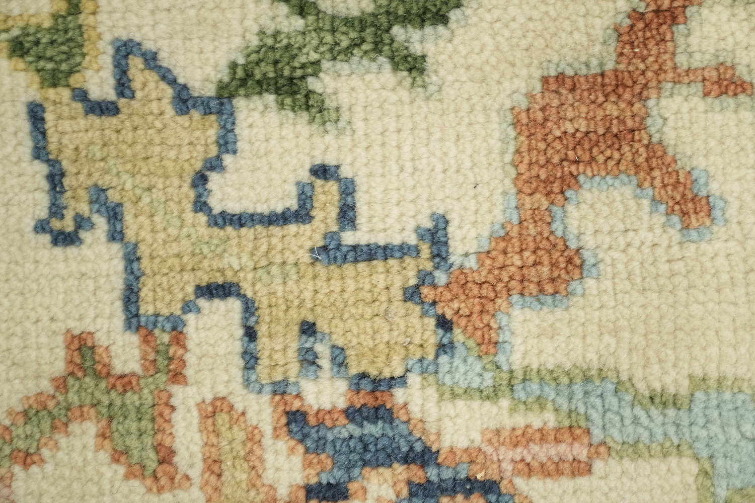 6'x9' Soft Pastel Toned Pink Oushak Hand-Knotted Wool Area Rug