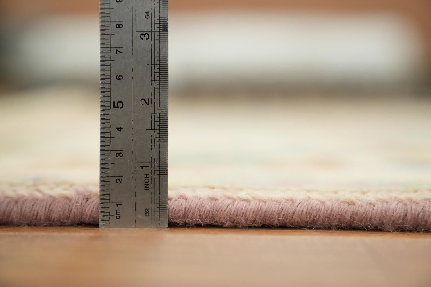 6'x9' Soft Pastel Toned Pink Oushak Hand-Knotted Wool Area Rug