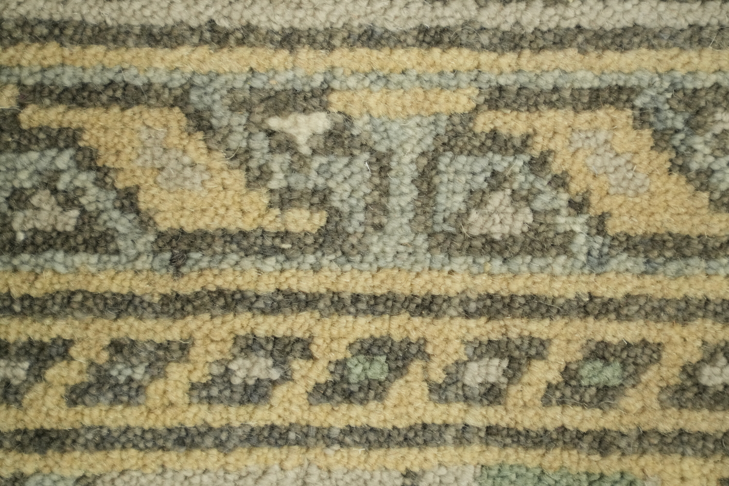 8x10 Green Pastel Color Traditional Oushak Hand-Knotted Wool Area Rug 8x10