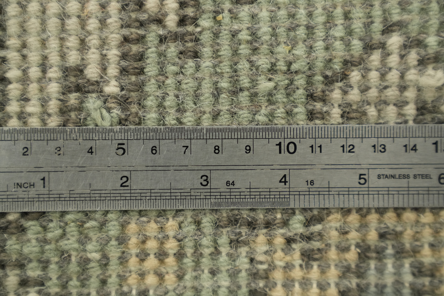 8x10 Green Pastel Color Traditional Oushak Hand-Knotted Wool Area Rug 8x10