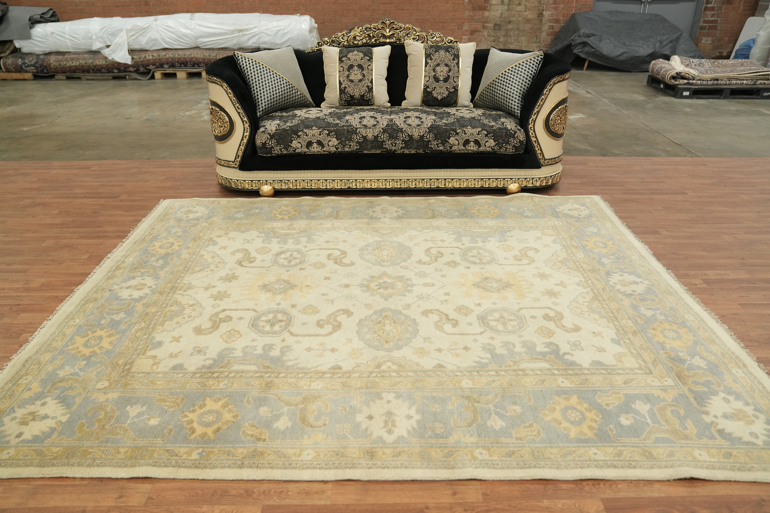 Traditional Oushak Hand Made Area Rug 8x10 ft