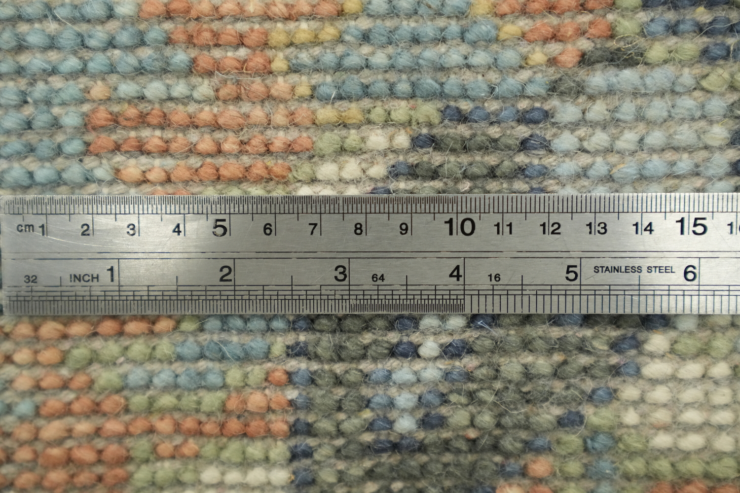 Pastel Blue Traditional Oushak Hand Made Area Rug 6x9