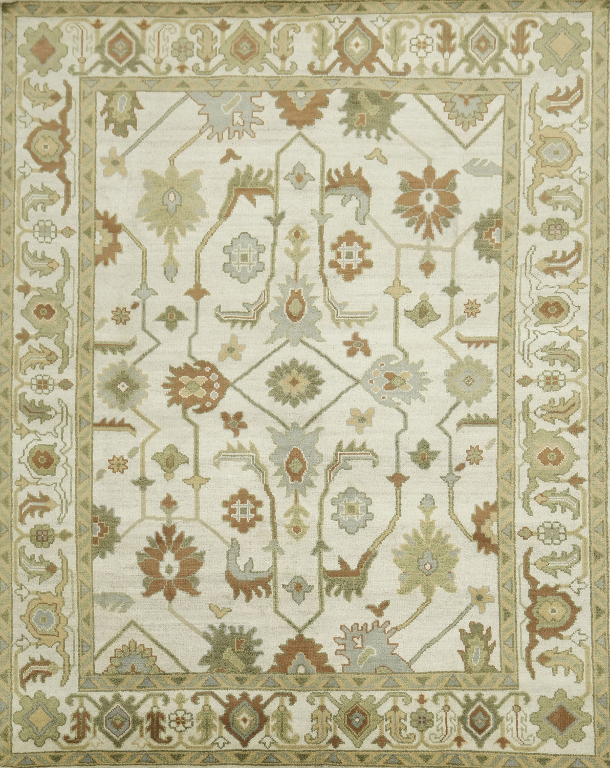 Traditional Oushak Hand Made Area Rug 8x10