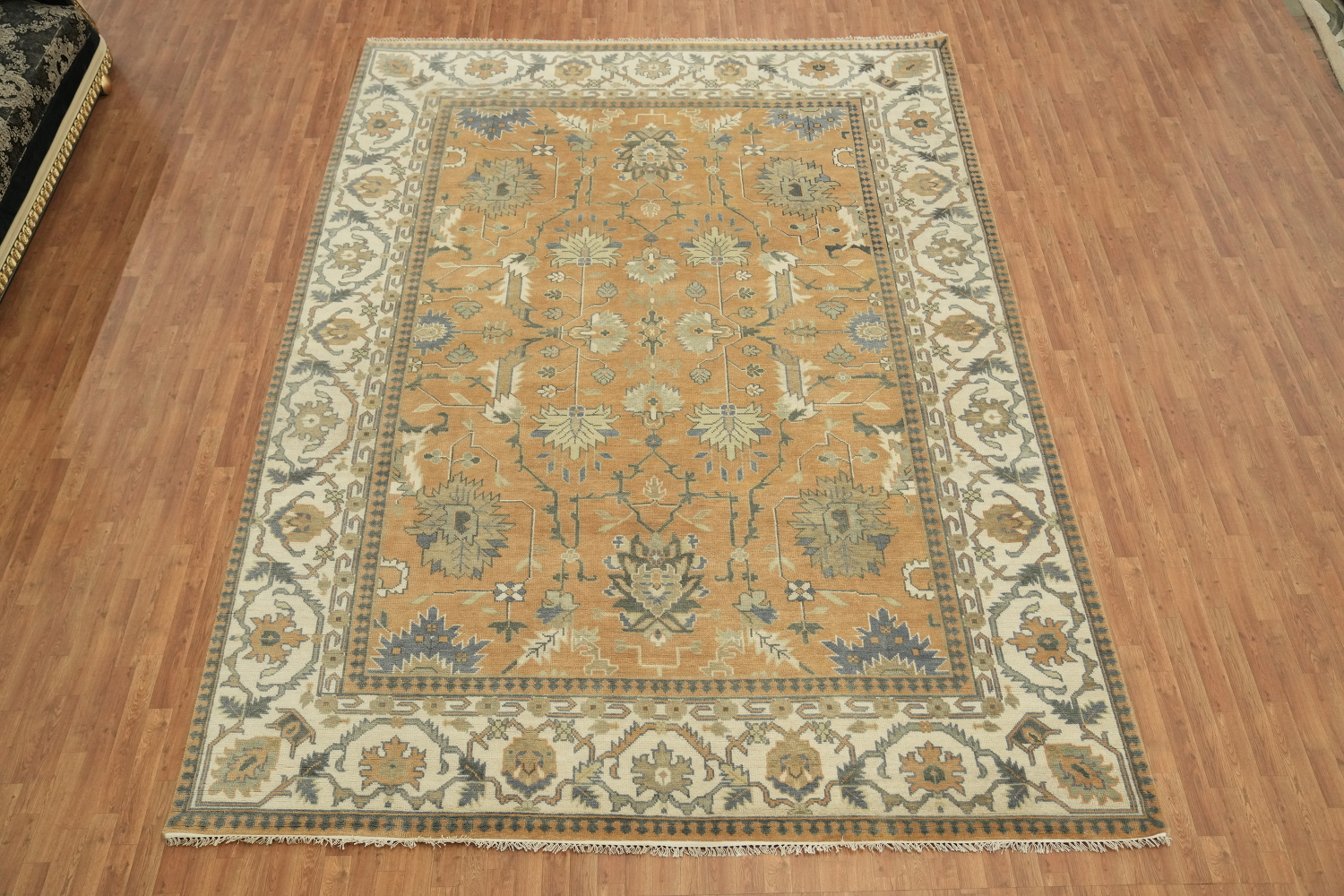 Traditional Oushak Hand Made Large Rug 10x14