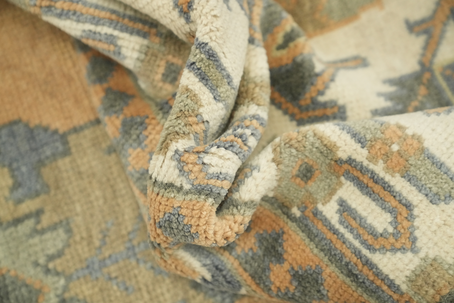 Traditional Oushak Hand Made Large Rug 10x14