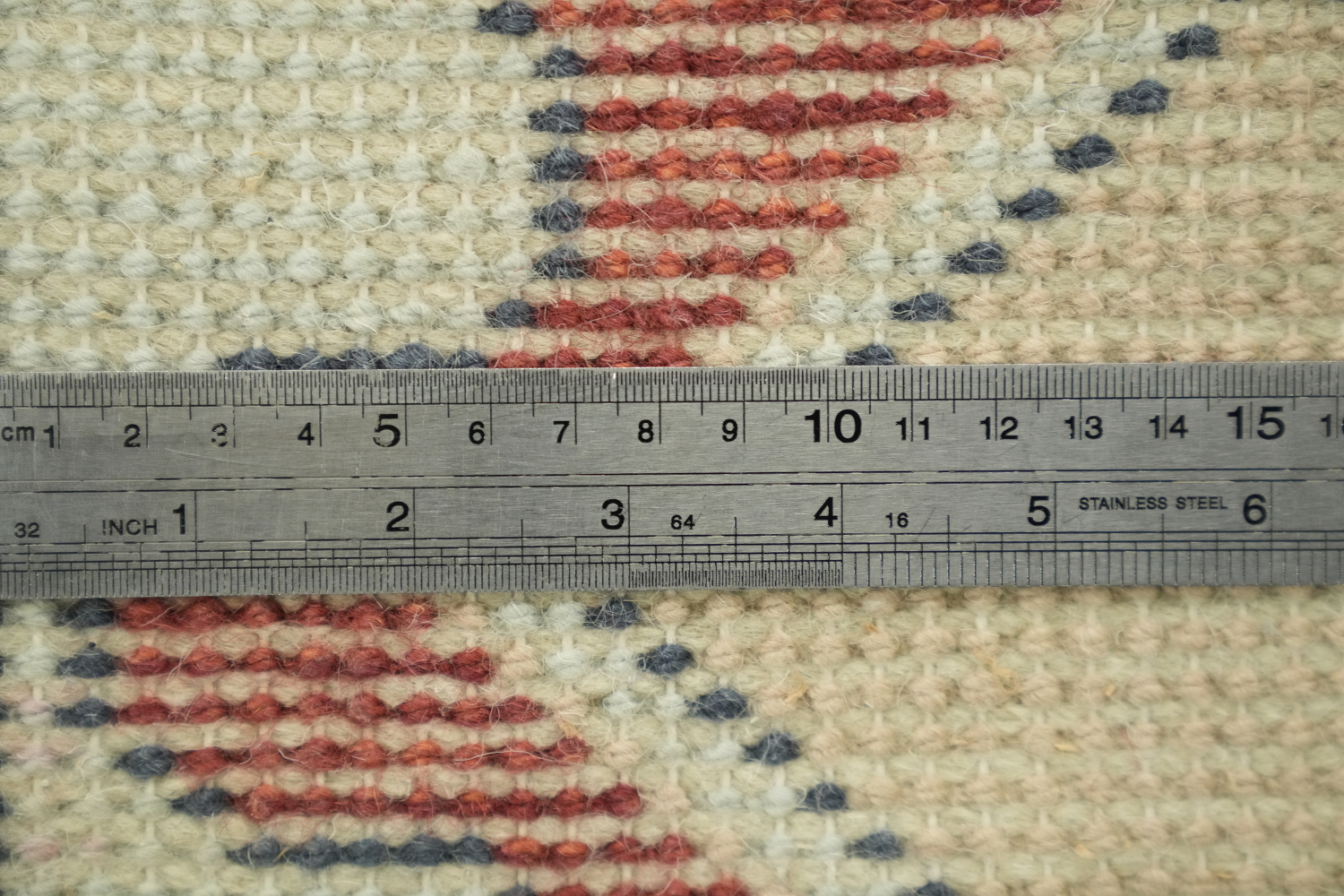 Ivory with Blue Border Traditional Oushak Hand Made Large Rug 10x14