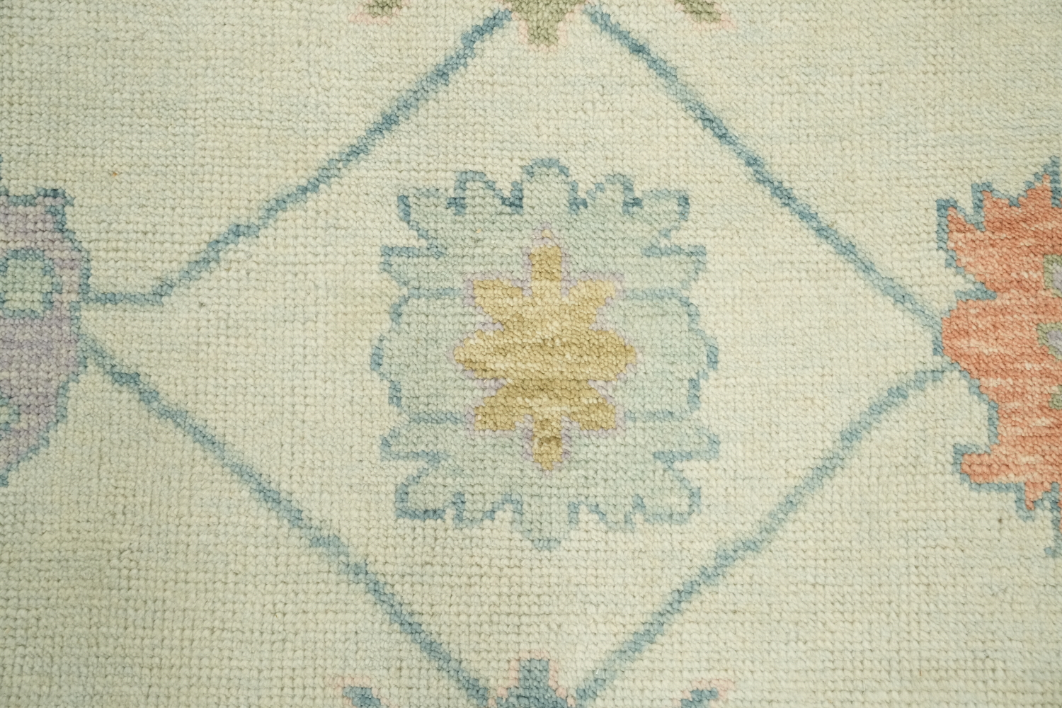 Mint Green Traditional Oushak Pastel Color Area Rug 9x12