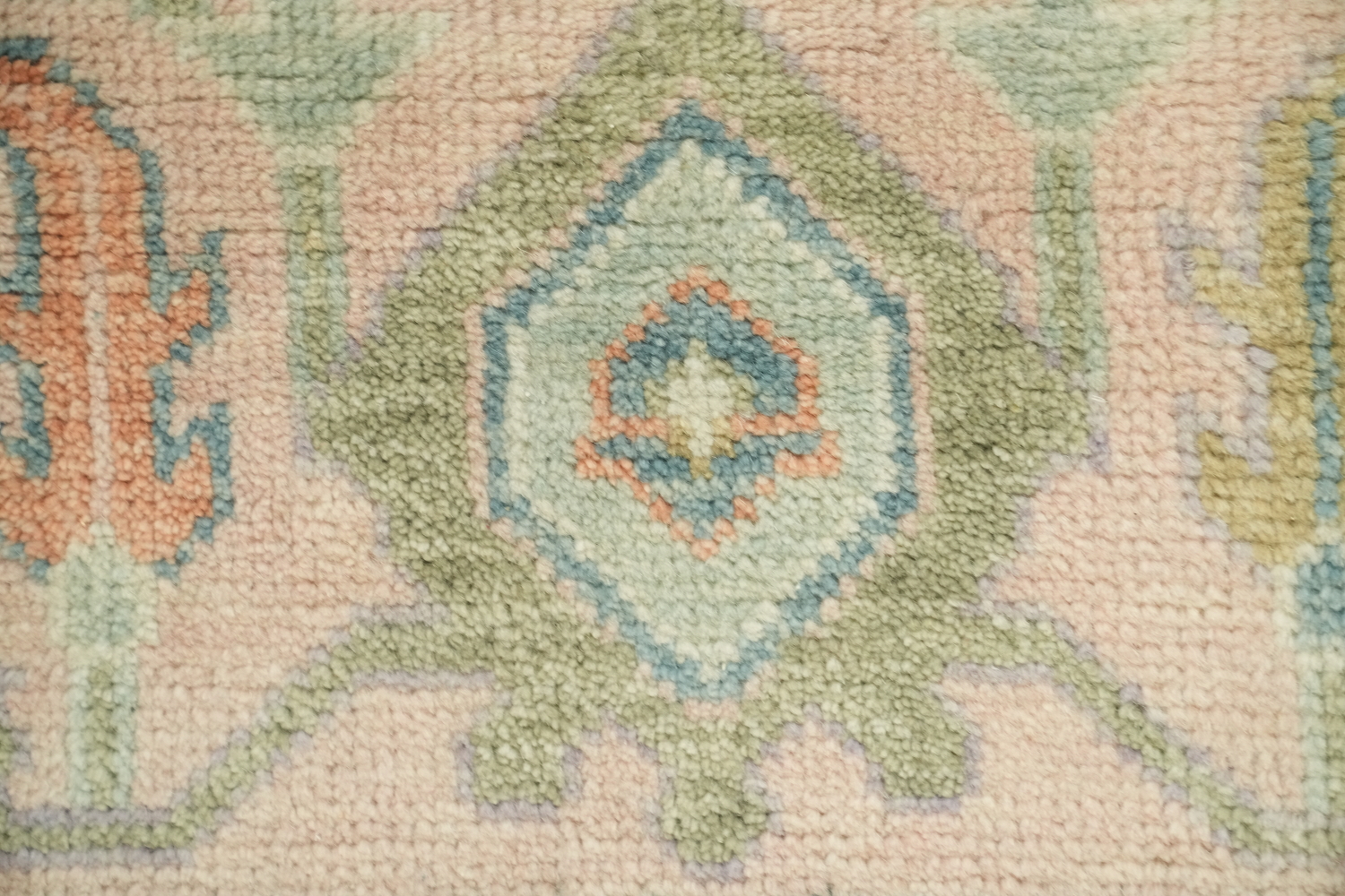 Mint Green Traditional Oushak Pastel Color Area Rug 9x12