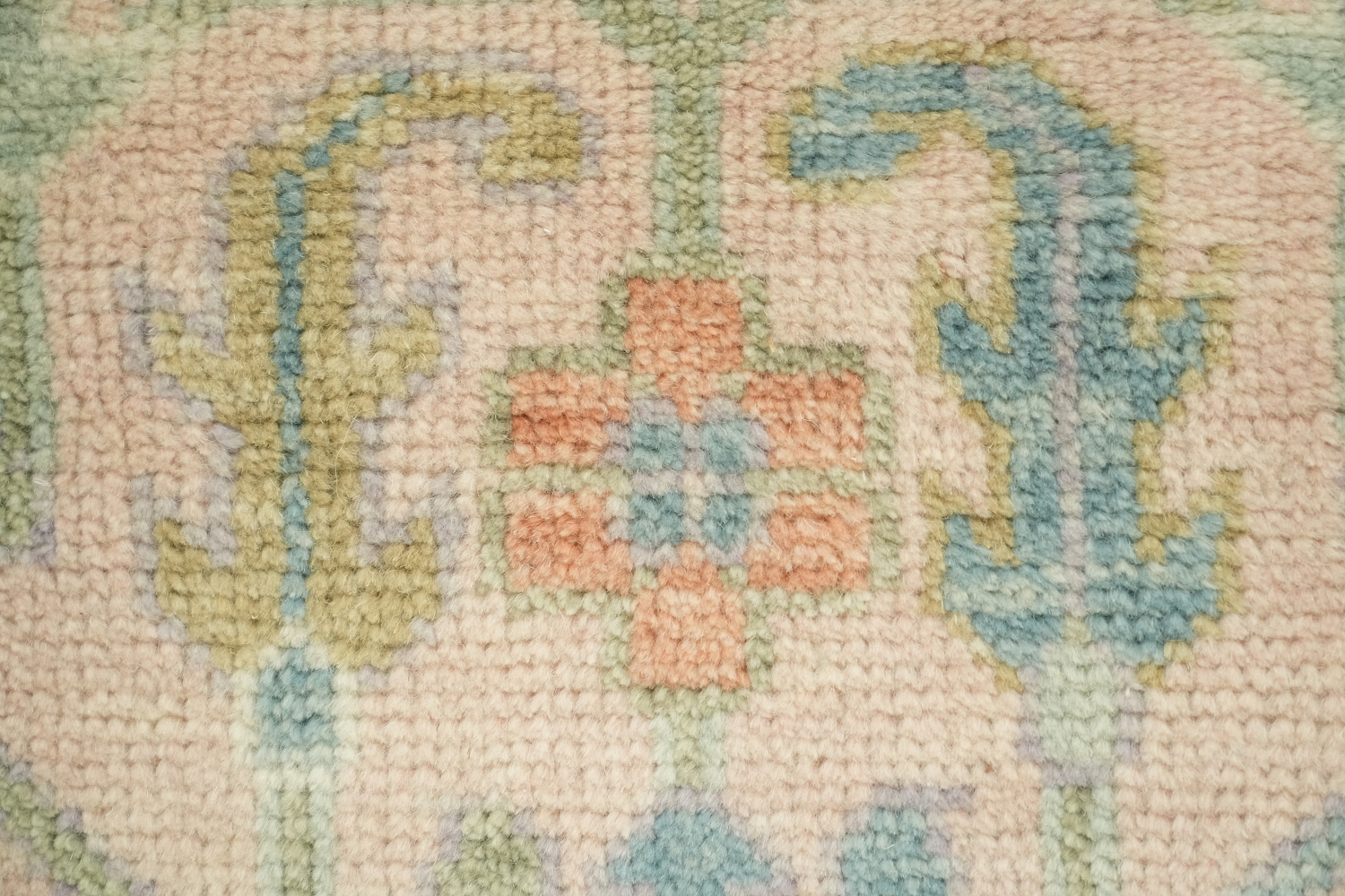 Mint Green Traditional Oushak Pastel Color Area Rug 9x12